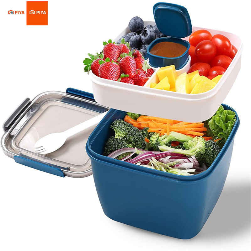 Salad Container Jar - Récipient à déjeuner à salade Portable,