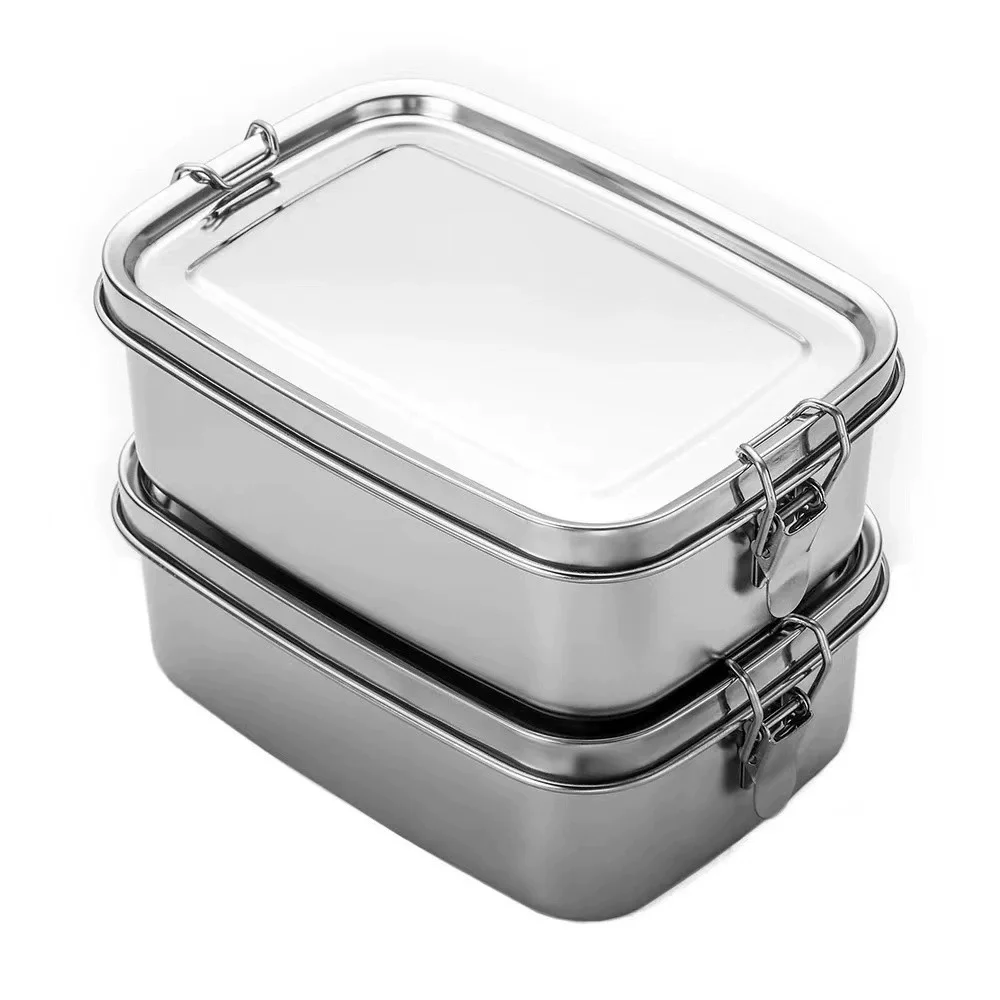 Meal Prep Tupperware - Boîte à déjeuner en acier inoxydable