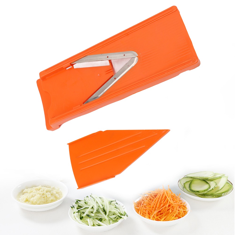Mandoline Slicer Guard - Coupe-légumes manuel ABS Mandoline Orange avec