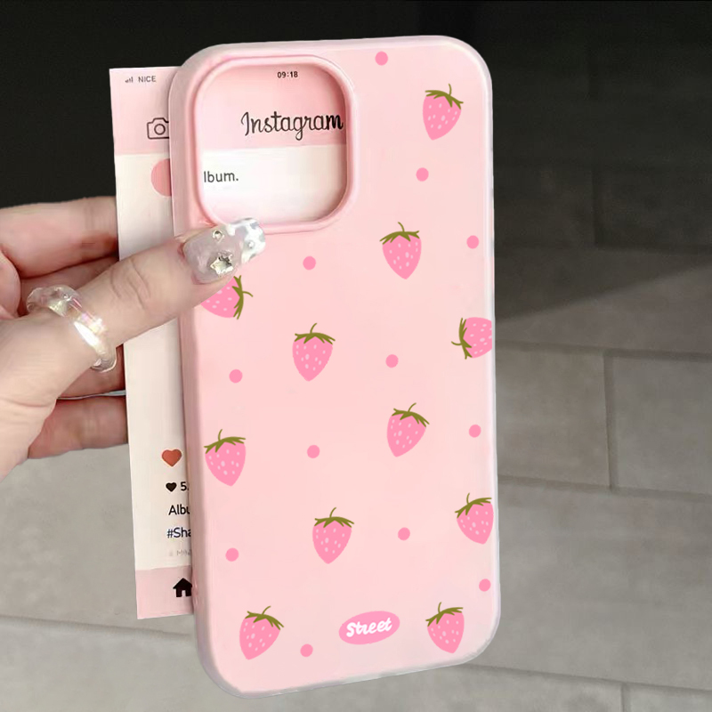 Strawberry Huller - Coque de téléphone à motif fraise