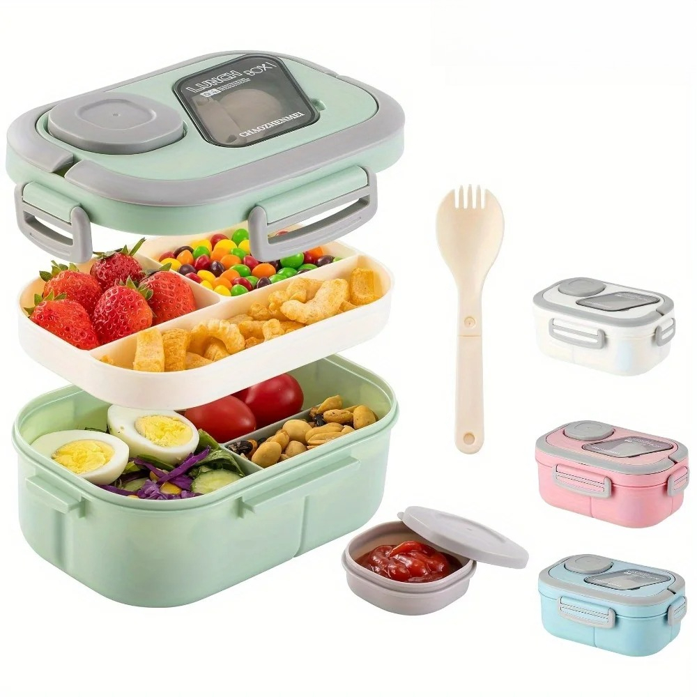 Salad Container Jar - Boîte à déjeuner Bento, récipient à