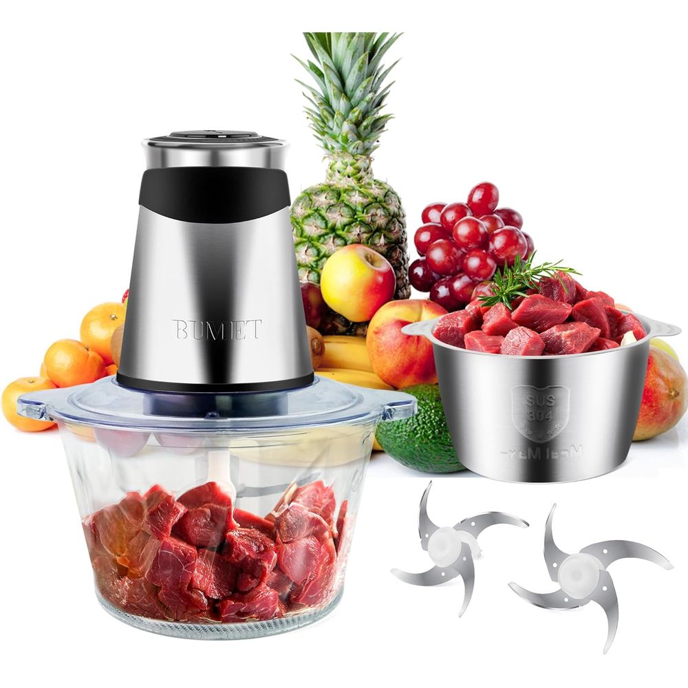 Veggie Chopper Cup - Hachoir à viande 500W avec 2