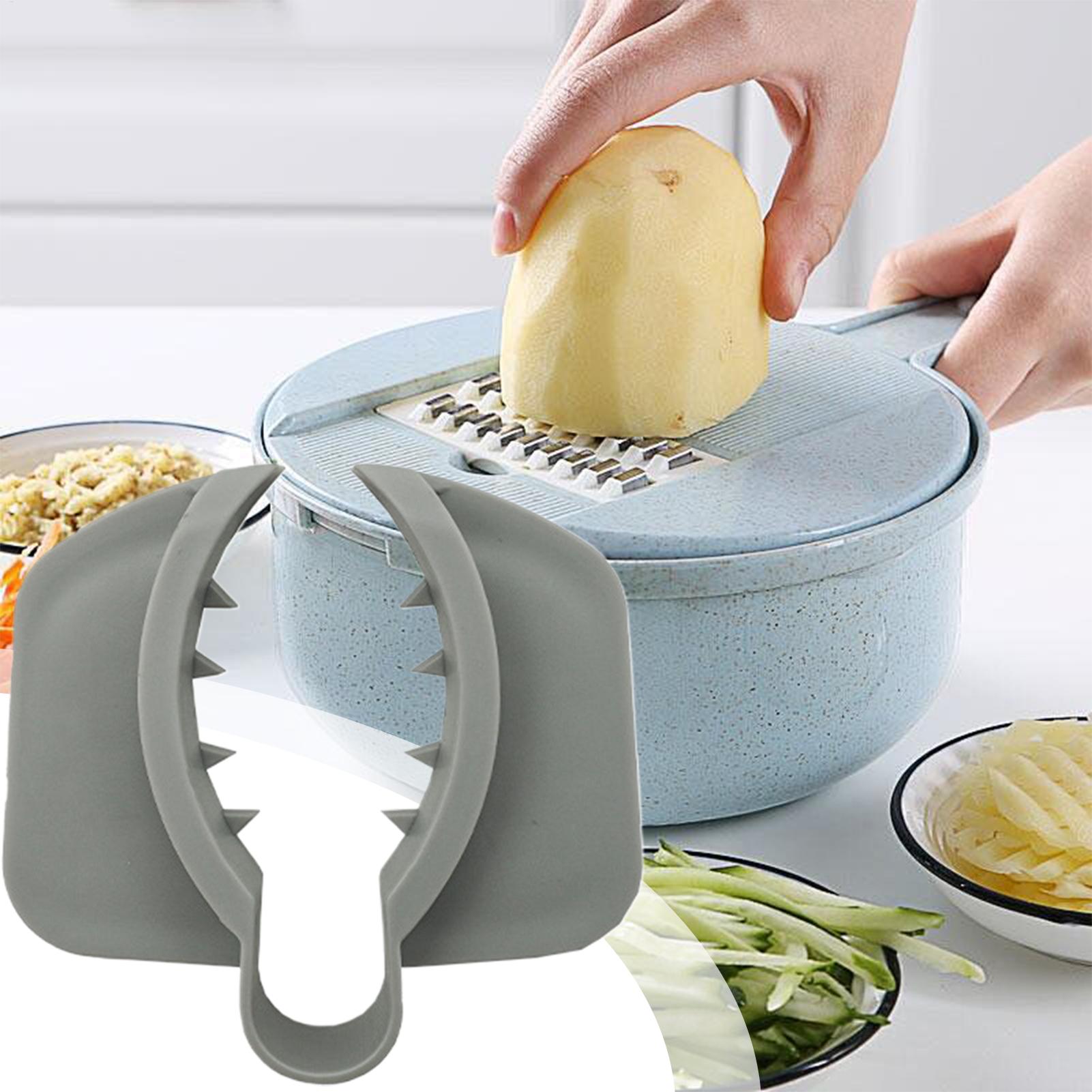 Mandoline Slicer Guard - Protège-doigts antidérapant pour légumes, protection de