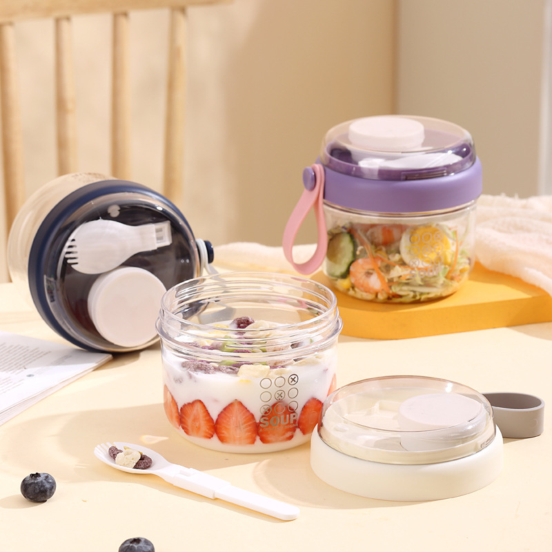Tasse à salade Double couche,  - Salad Container Jar avis et prix